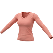 Women's V-neck Long Sleeve Active Top - image 2