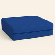 FOAMSUPA 4-inch waterproof dog bed in Dark Blue
