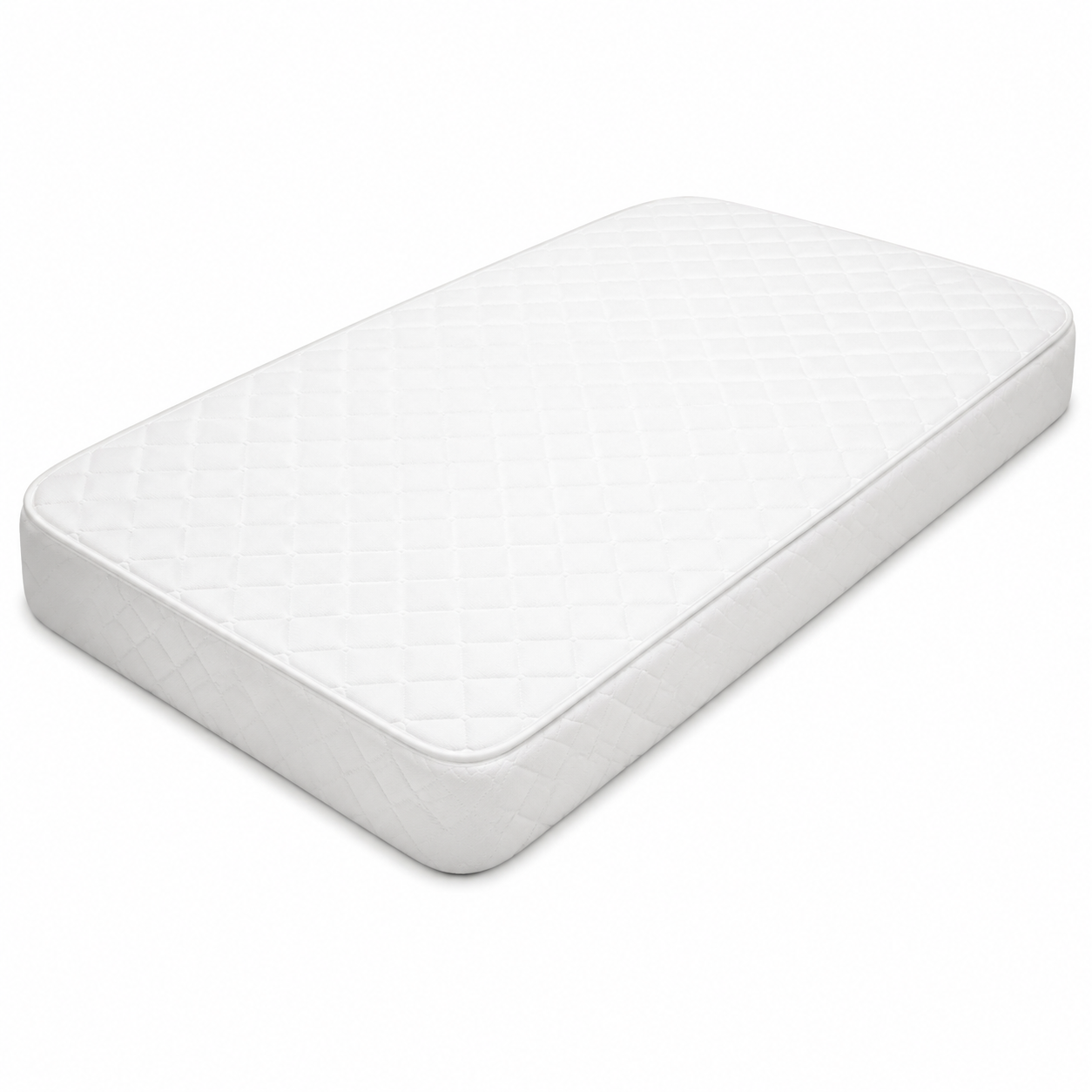 FOAMSUPA 10cm white quilted cot bed mattress