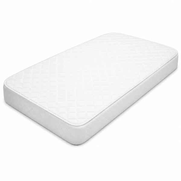 FOAMSUPA 10cm white quilted cot bed mattress