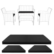 FOAMSUPA Replacement 3-Piece Rattan Chair Cushion Set – image 3