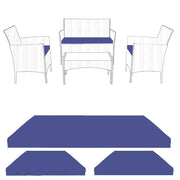 FOAMSUPA Replacement 3-Piece Rattan Chair Cushion Set – image 6