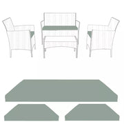 FOAMSUPA Replacement 3-Piece Rattan Chair Cushion Set – image 8