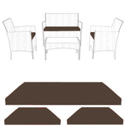 FOAMSUPA Replacement 3-Piece Rattan Chair Cushion Set – image 10