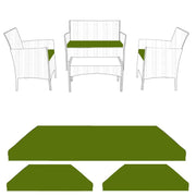 FOAMSUPA Replacement 3-Piece Rattan Chair Cushion Set – image 14