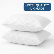 FOAMSUPA Quilted Zipped Pillow Protectors – Pack of 4 – image 2