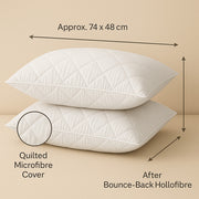 FOAMSUPA Quilted Zipped Pillow Protectors – Pack of 4 – image 9