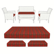 FOAMSUPA Replacement 3-Piece Rattan Chair Cushion Set