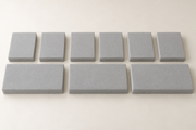 Illustrative nine-piece bare foam set contents, three seats and six backs