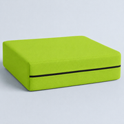FOAMSUPA 10cm water-resistant rattan chair cushion in Lime Green