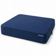 FOAMSUPA 3 inch memory foam seat cushion in Navy Blue