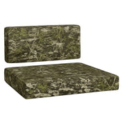 FOAMSUPA Euro pallet seat and back cushion set in Bird Camouflage