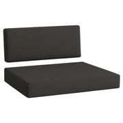 FOAMSUPA Euro pallet seat and back cushion set in Charcoal Grey