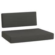 FOAMSUPA Euro pallet seat and back cushion set in Dark Grey