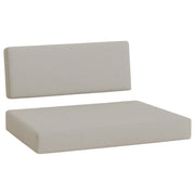 FOAMSUPA Euro pallet seat and back cushion set in Light Grey