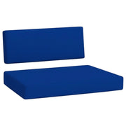 FOAMSUPA Euro pallet seat and back cushion set in Royal Blue
