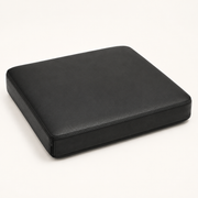 FOAMSUPA faux leather memory foam seat pad in Black