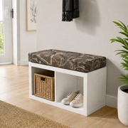 FOAMSUPA KALLAX-compatible 5cm bench cushion in Bird Camouflage