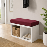 FOAMSUPA KALLAX-compatible 5cm bench cushion in Burgundy
