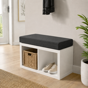 FOAMSUPA KALLAX-compatible 5cm bench cushion in Charcoal