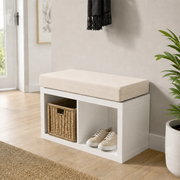 FOAMSUPA KALLAX-compatible 5cm bench cushion in Cream