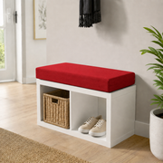 FOAMSUPA KALLAX-compatible 5cm bench cushion in Red