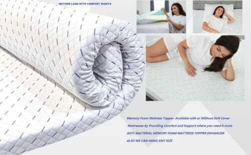 FOAMSUPA memory foam mattress topper in UK bed sizes