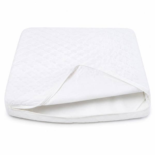 FOAMSUPA quilted zipped baby mattress protector cover only
