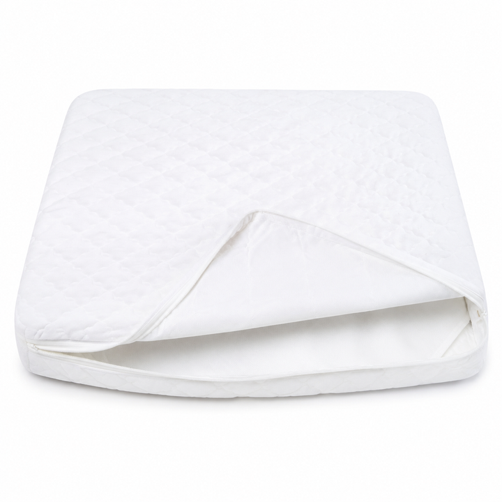 FOAMSUPA quilted zipped baby mattress protector cover only
