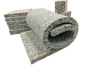 FOAMSUPA extra firm recon foam rolled and stacked sheets