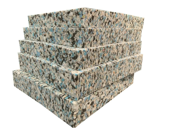 FOAMSUPA extra firm recon upholstery foam sheets stacked
