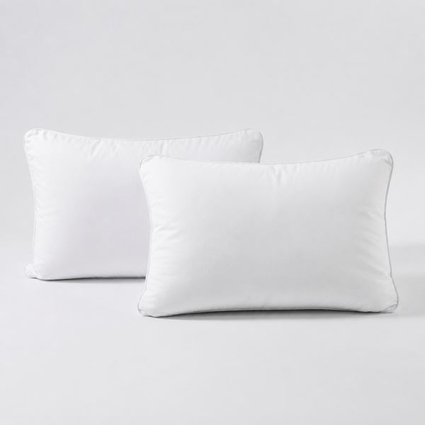 FOAMSUPA soft white hypoallergenic toddler pillows pack of two