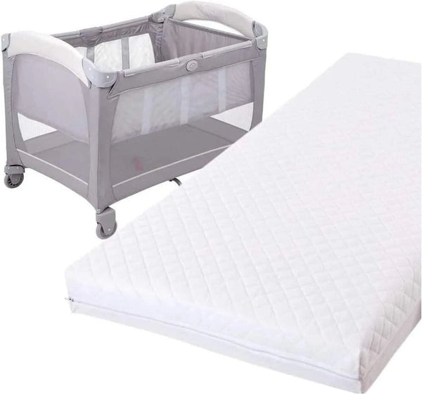 FOAMSUPA quilted travel cot mattress 95 x 65 x 5 cm