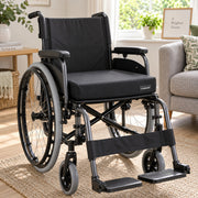 FOAMSUPA memory foam cushion on a wheelchair