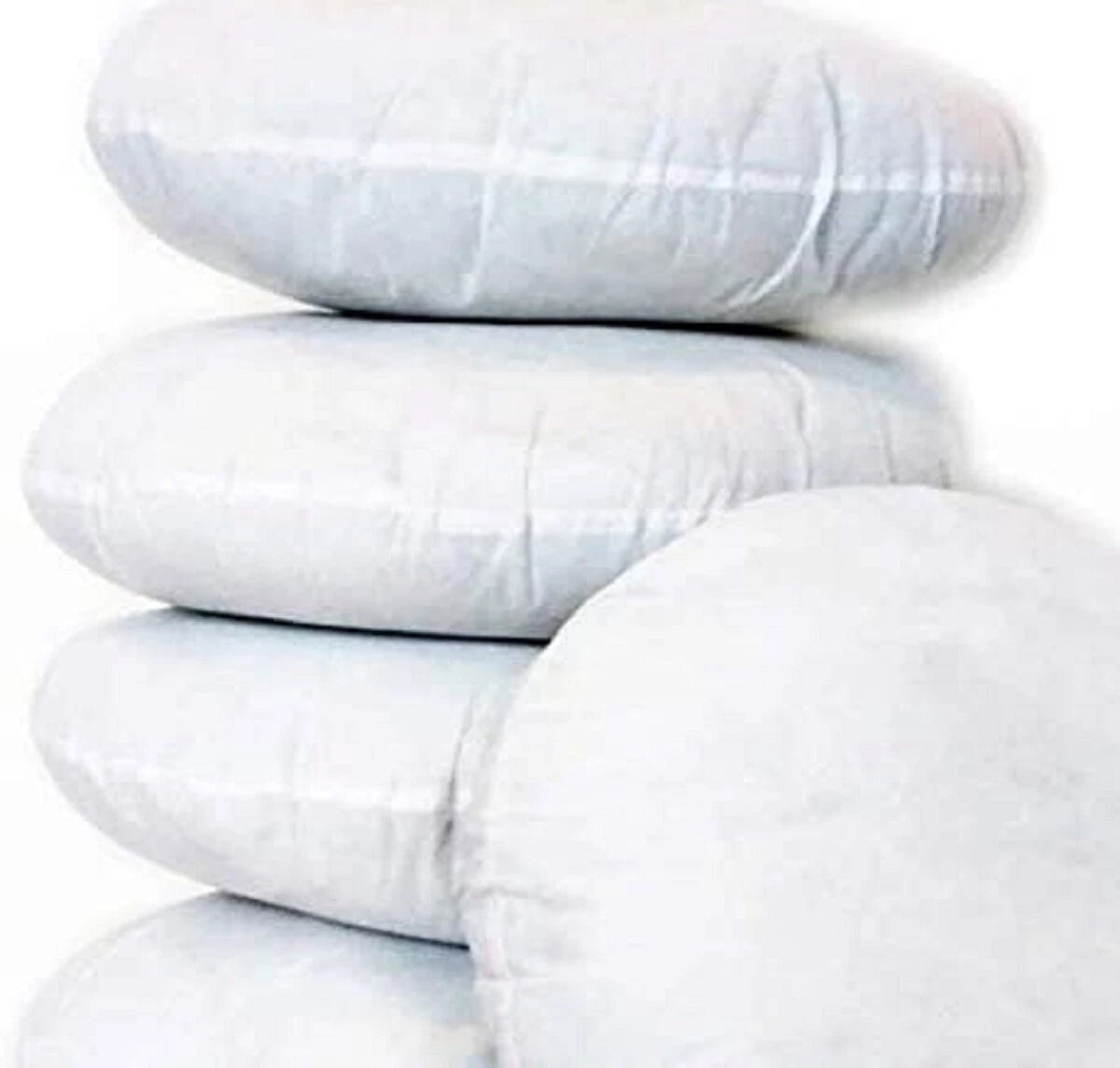 White round hollowfibre floor cushion insert