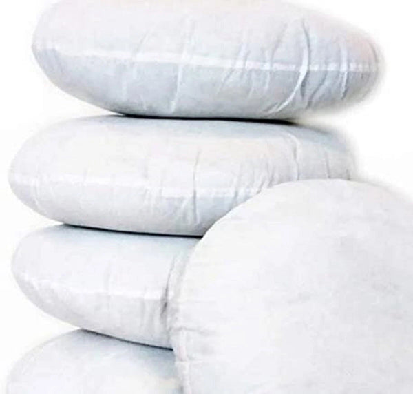 White round hollowfibre floor cushion insert