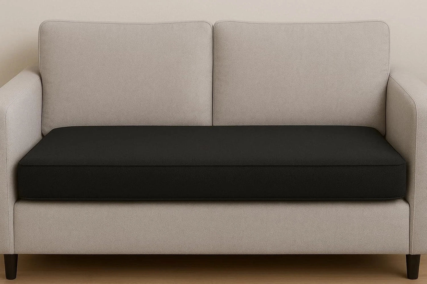 Dark Grey memory foam sofa booster cushion