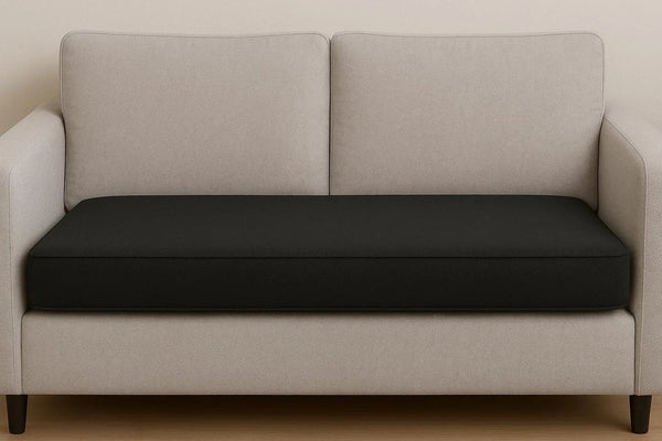 Dark Grey memory foam sofa booster cushion