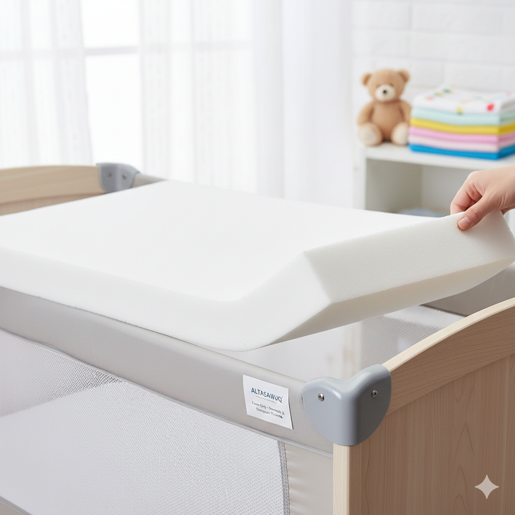 FOAMSUPA Replacement Travel Cot Mattress Foam Only